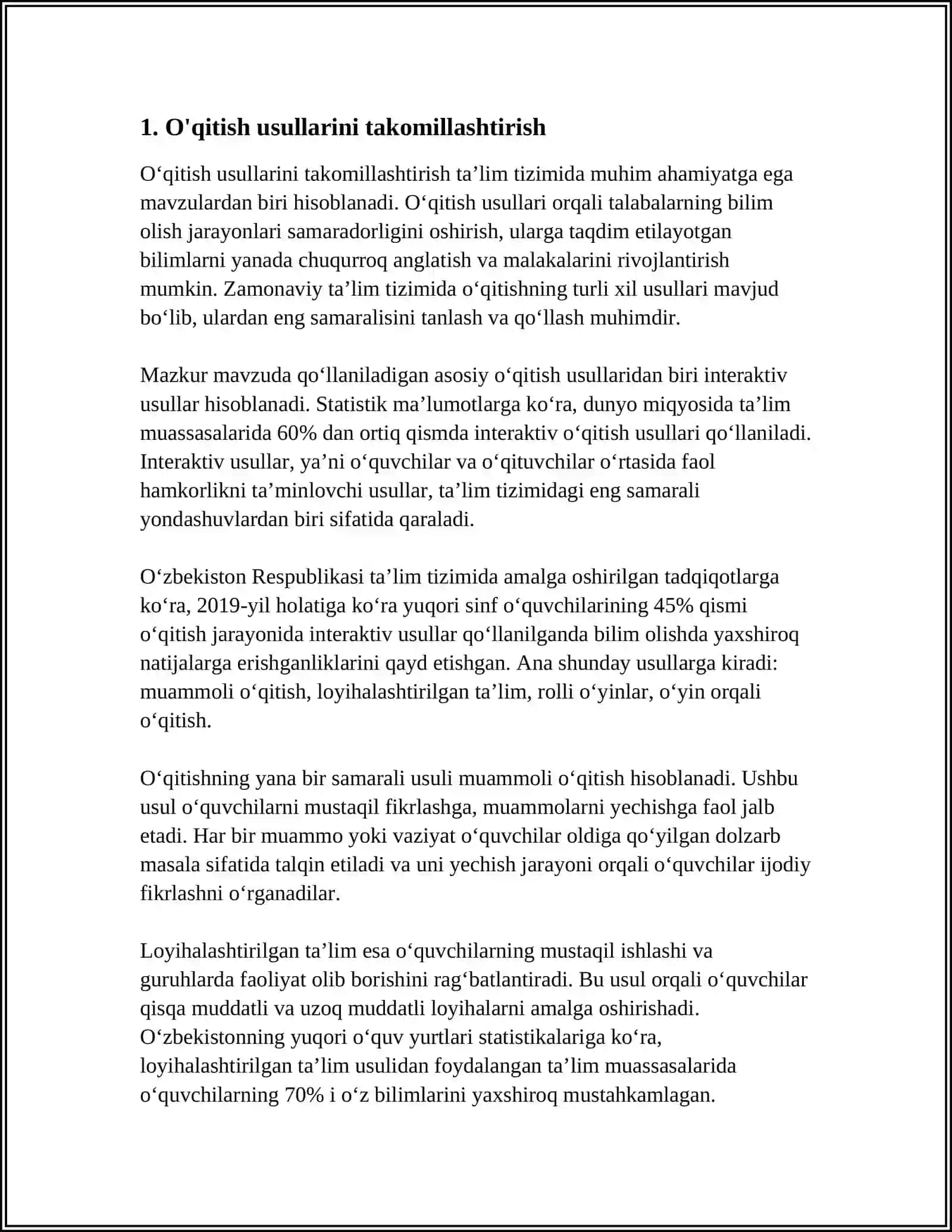 KUCHNI RIVOJLANTIRUVCHI MASHQLAR 3