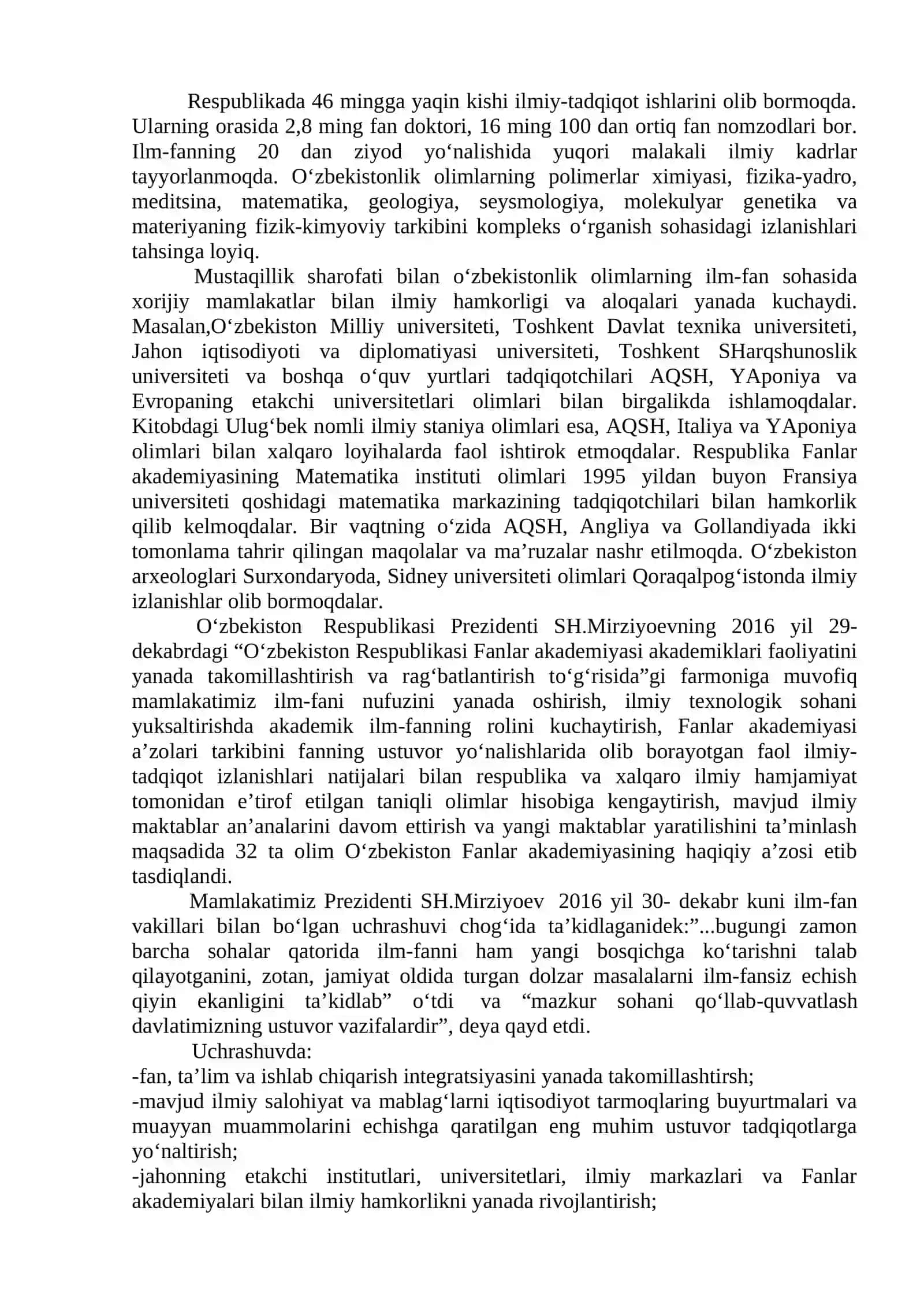 Mustaqillik yillarida ilm-fan rivoji 3