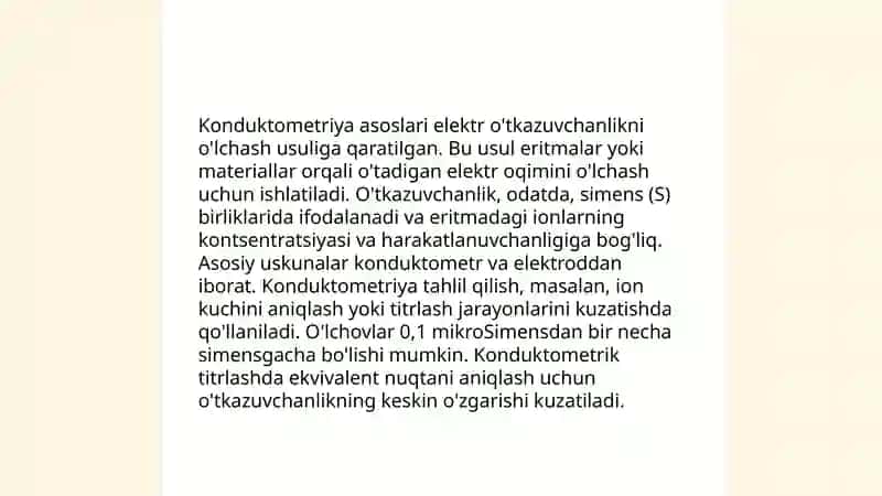 Konduktometriya.Potensiometriya 3