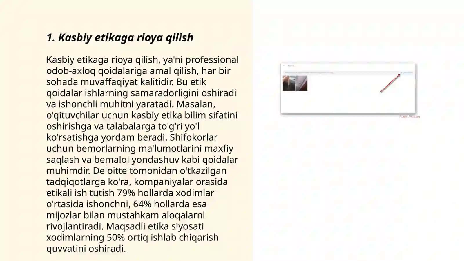 Kasbiy etikaga rioya qilish 3