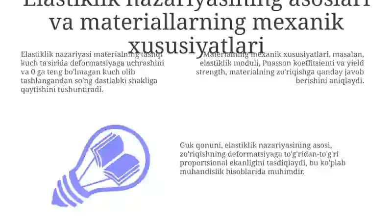Elastiklik nazariyasining amaliyotda qo‘llash xususiyatlari 3