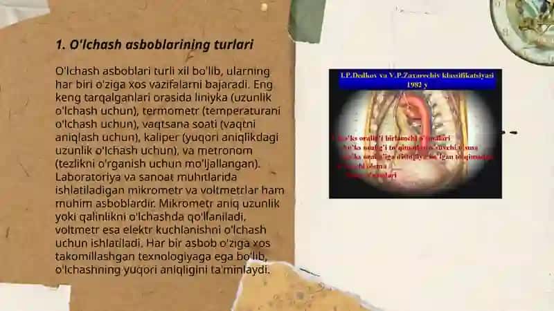 O’lchash asboblarining klassifikatsiyasi 3