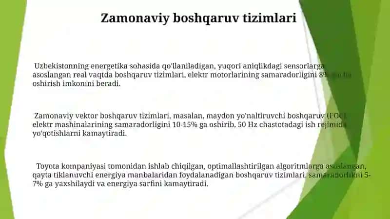 Elektr mashinalarining energetik samaradorligini oshirish usullari 3
