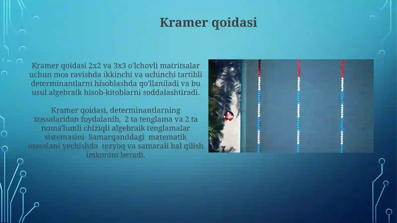 Ikkinchi va Uchinchi Tartibli Determinantlar 3