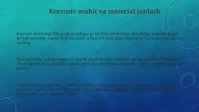 Korroziyani yoʻqotish usullari 3