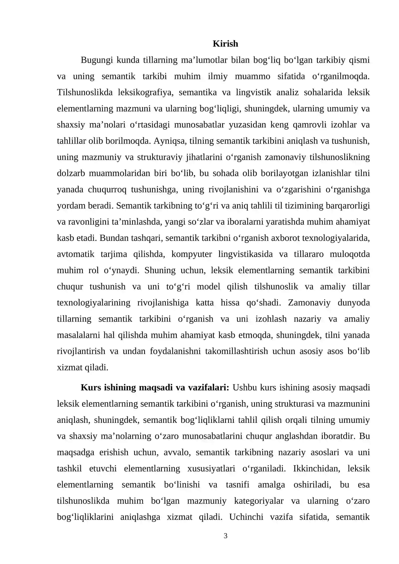 Leksemaning semantik tarkibi 3