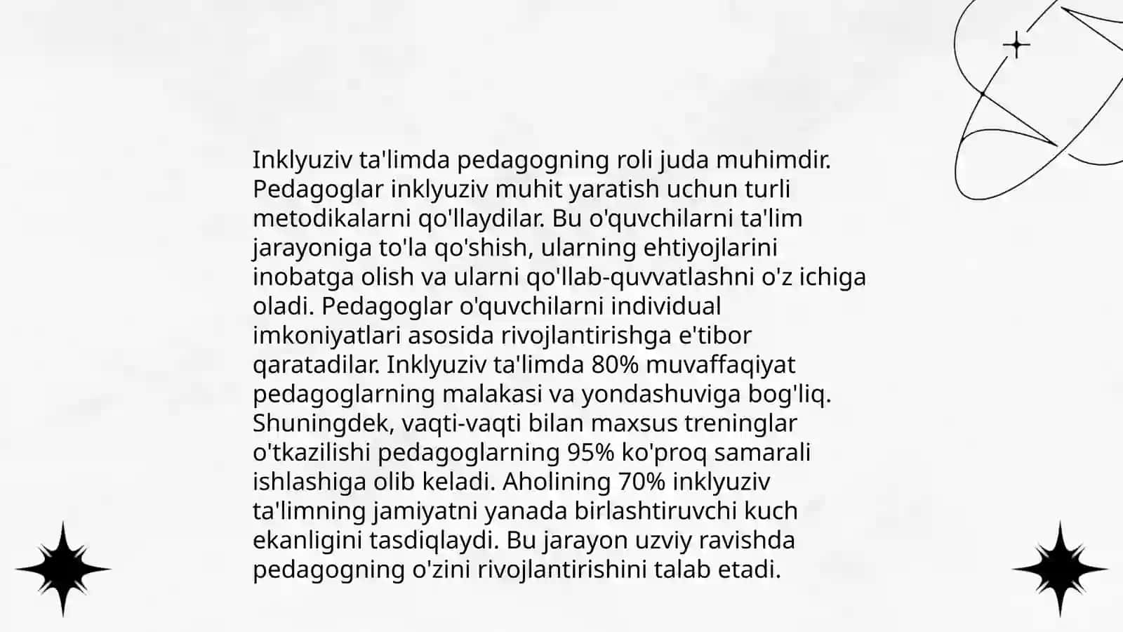 Inklyuziv ta'limda pedagogning roli 3
