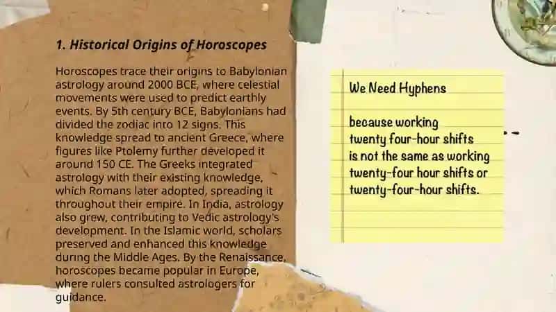 Historical Origins of Horoscopes 3