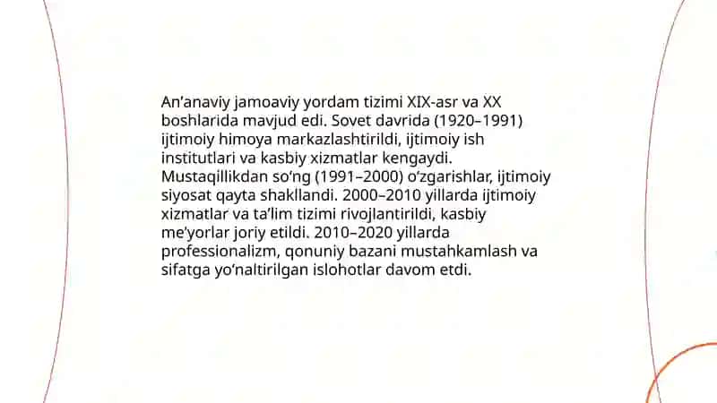 Oʻzbekistonda ijtimoiy ishning rivojlanishi 3