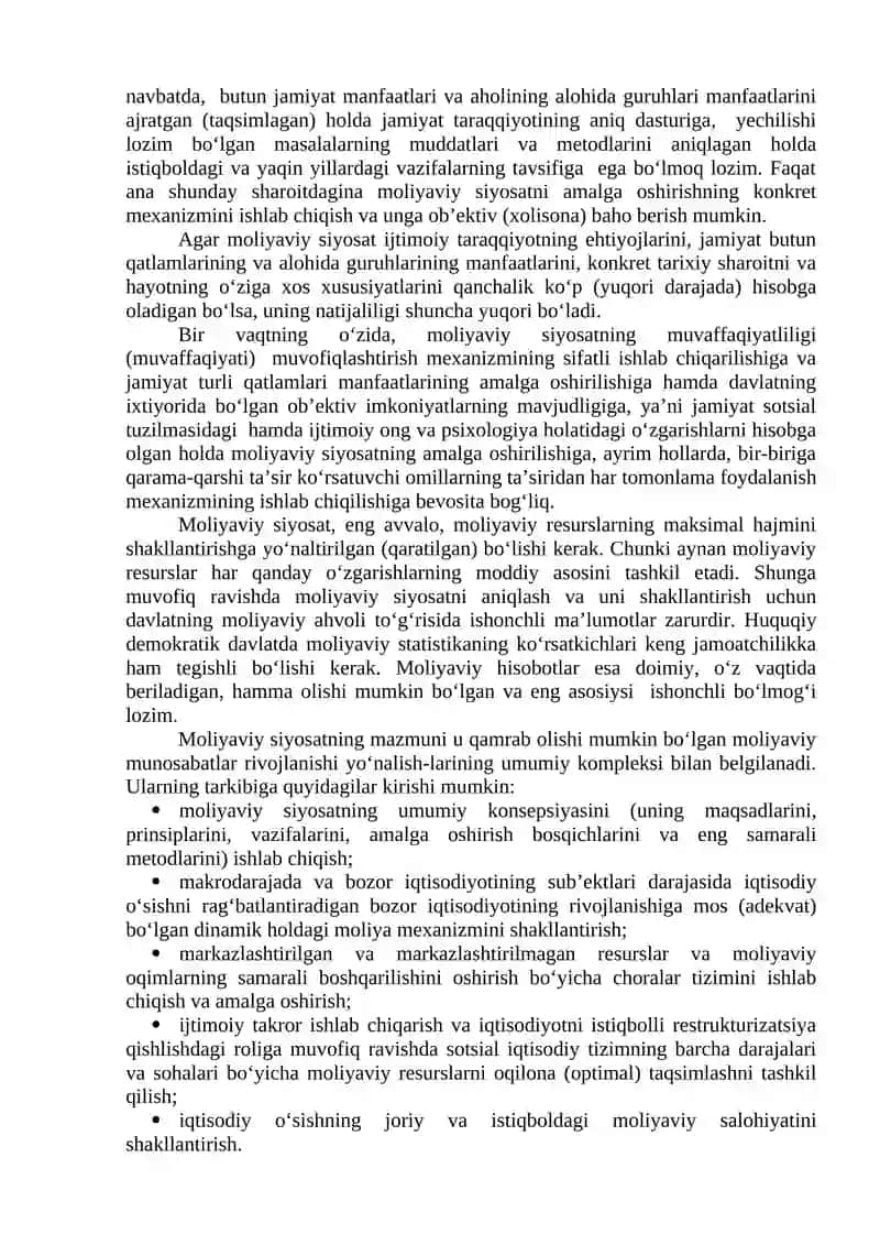 Moliyaviy siyosat 3