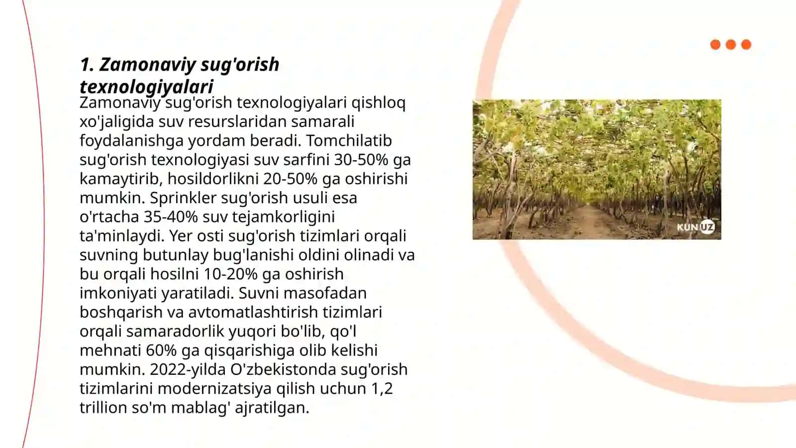 Zamonaviy sug'orish texnologiyalari 3