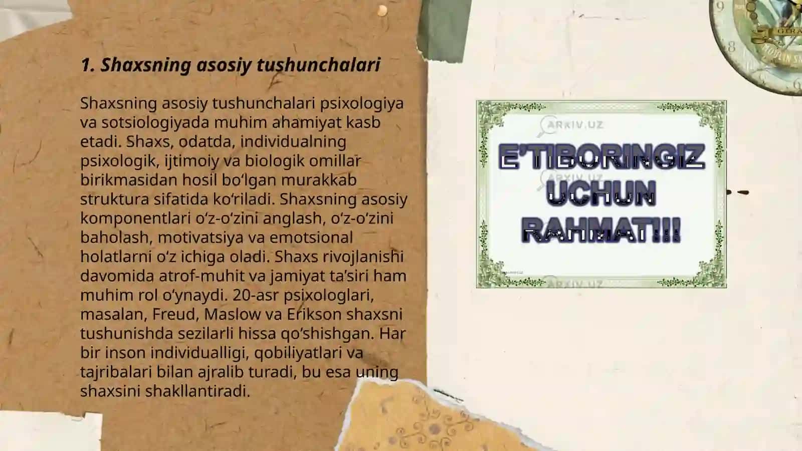 Shaxs va faoliyat psixologiyasi 3