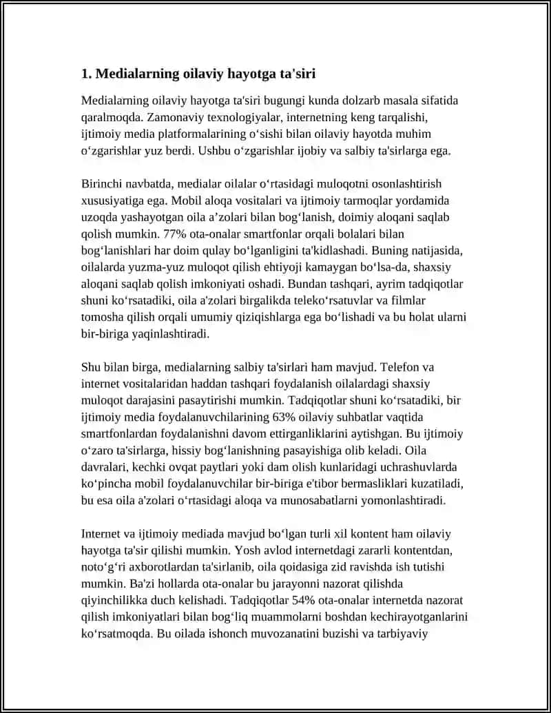 MEDIALAR KUNDALIK HAYOTDA 3