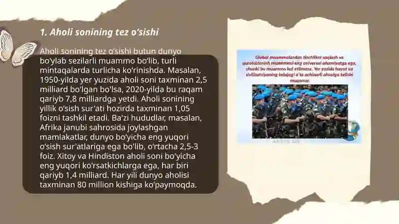 Global demografik muammolar va ularni xal etish yoʻllari 3