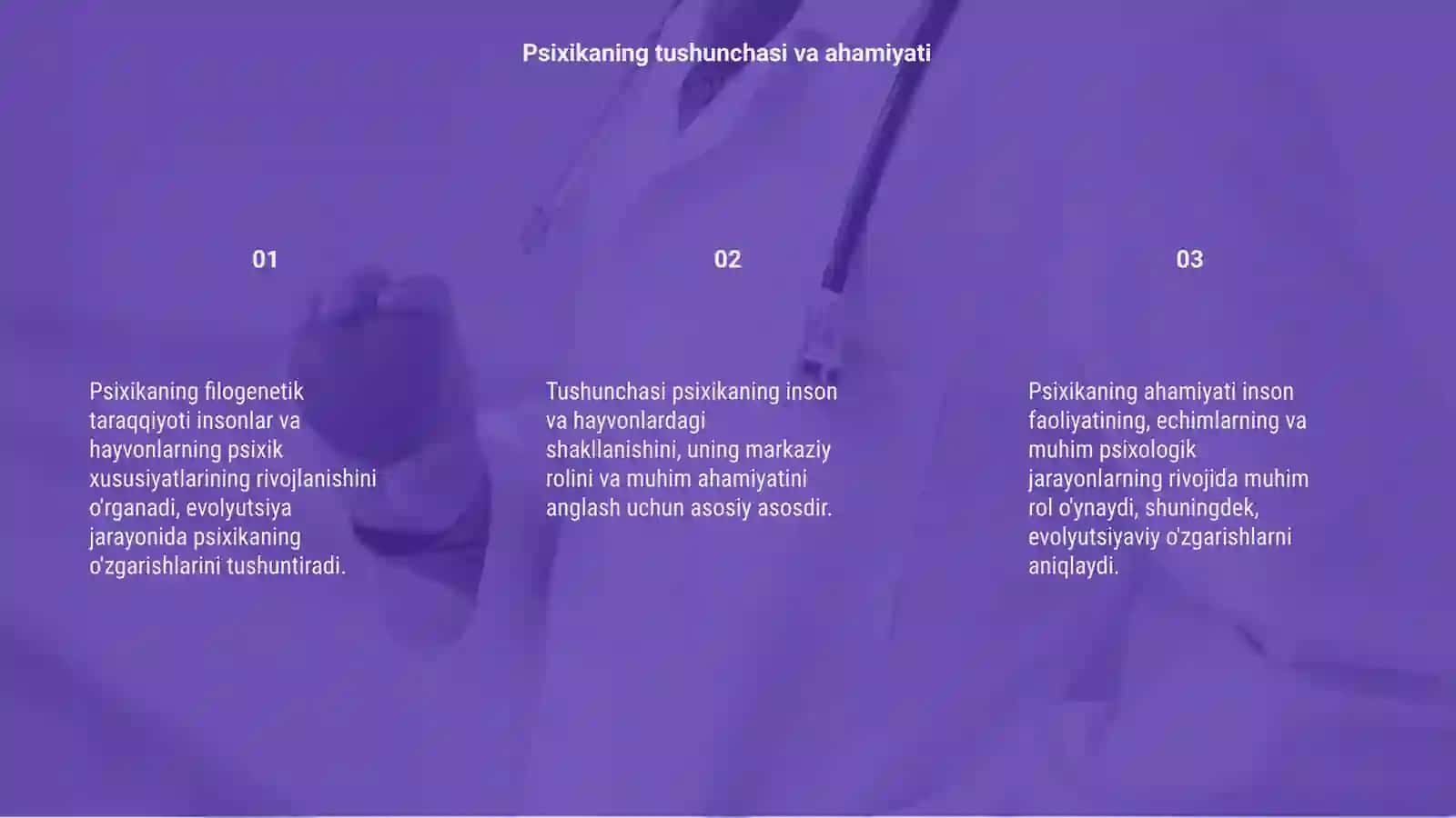 Psixikaning filogenetik taraqqiyoti 3