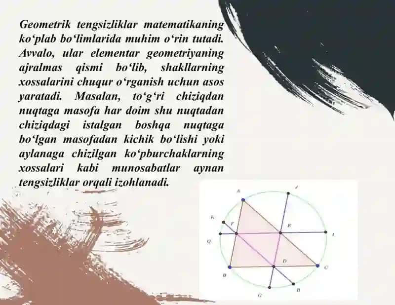 Geometrik tengsizliklar 3