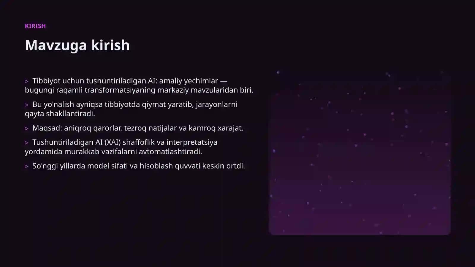 Tibbiyot uchun tushuntiriladigan AI: amaliy yechimlar 3