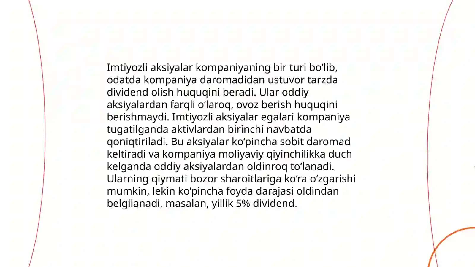 Imtiyozli aksiyalarni baholash 3