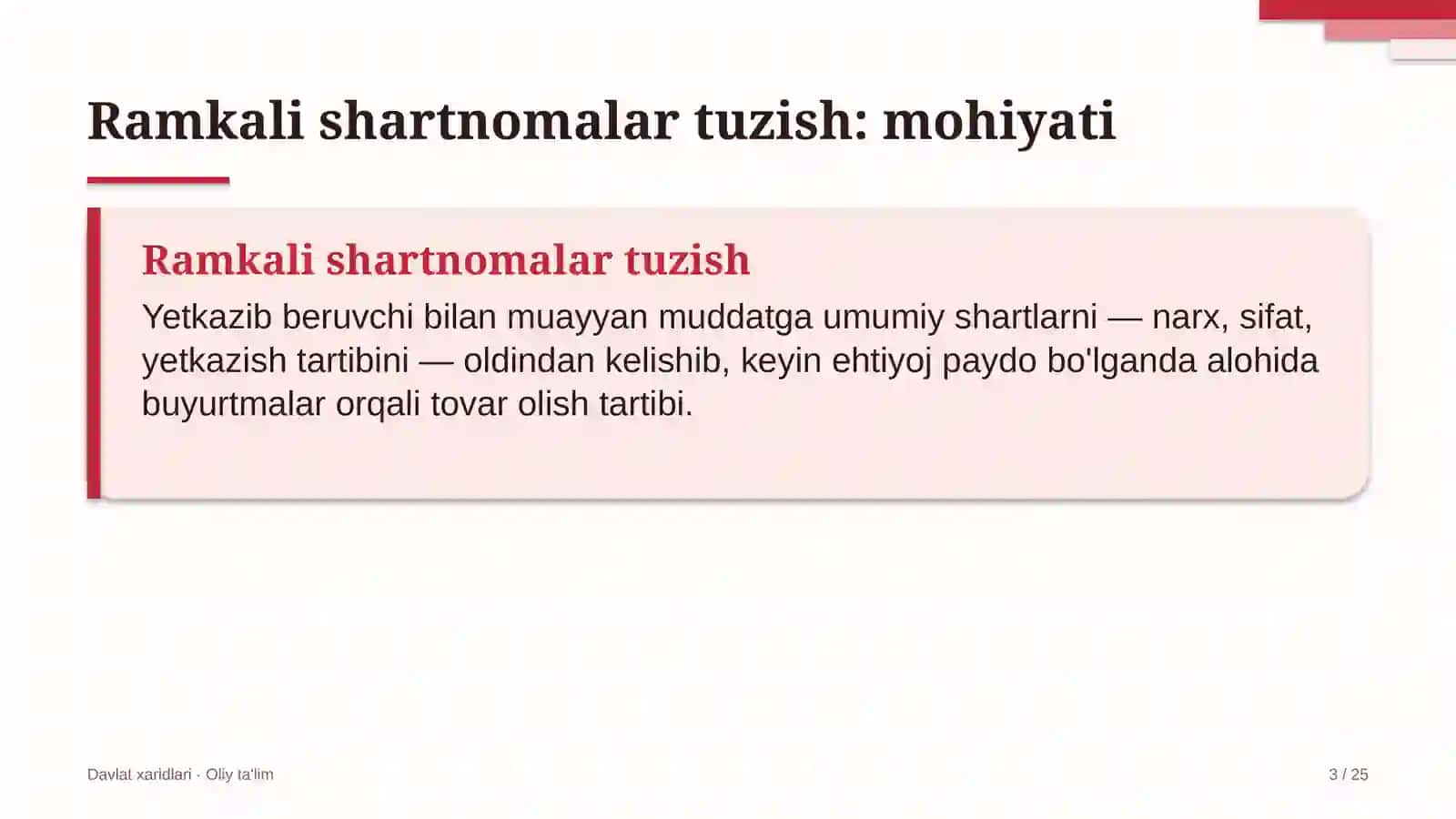 Arxeologiya ekspeditsiyalarida ramkali shartnomalar tuzish 3