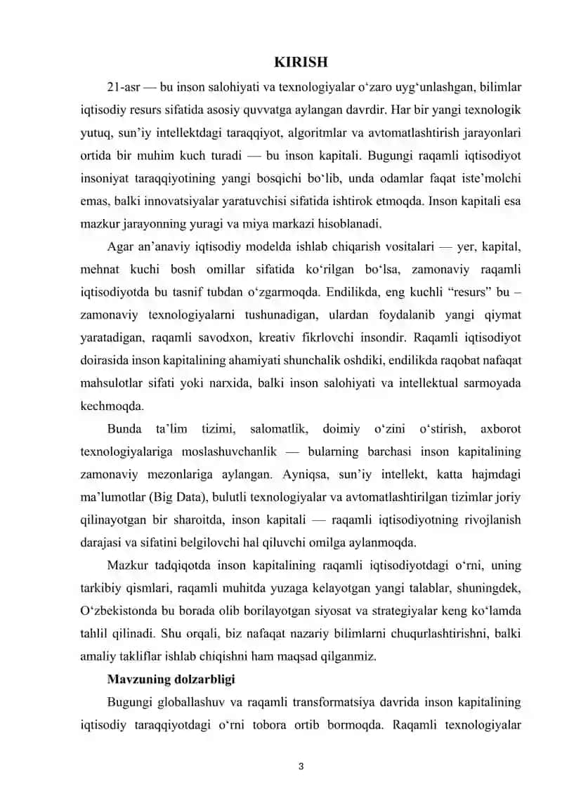 Inson kapitalining raqamli iqtisodiyotdagi o'rni 3