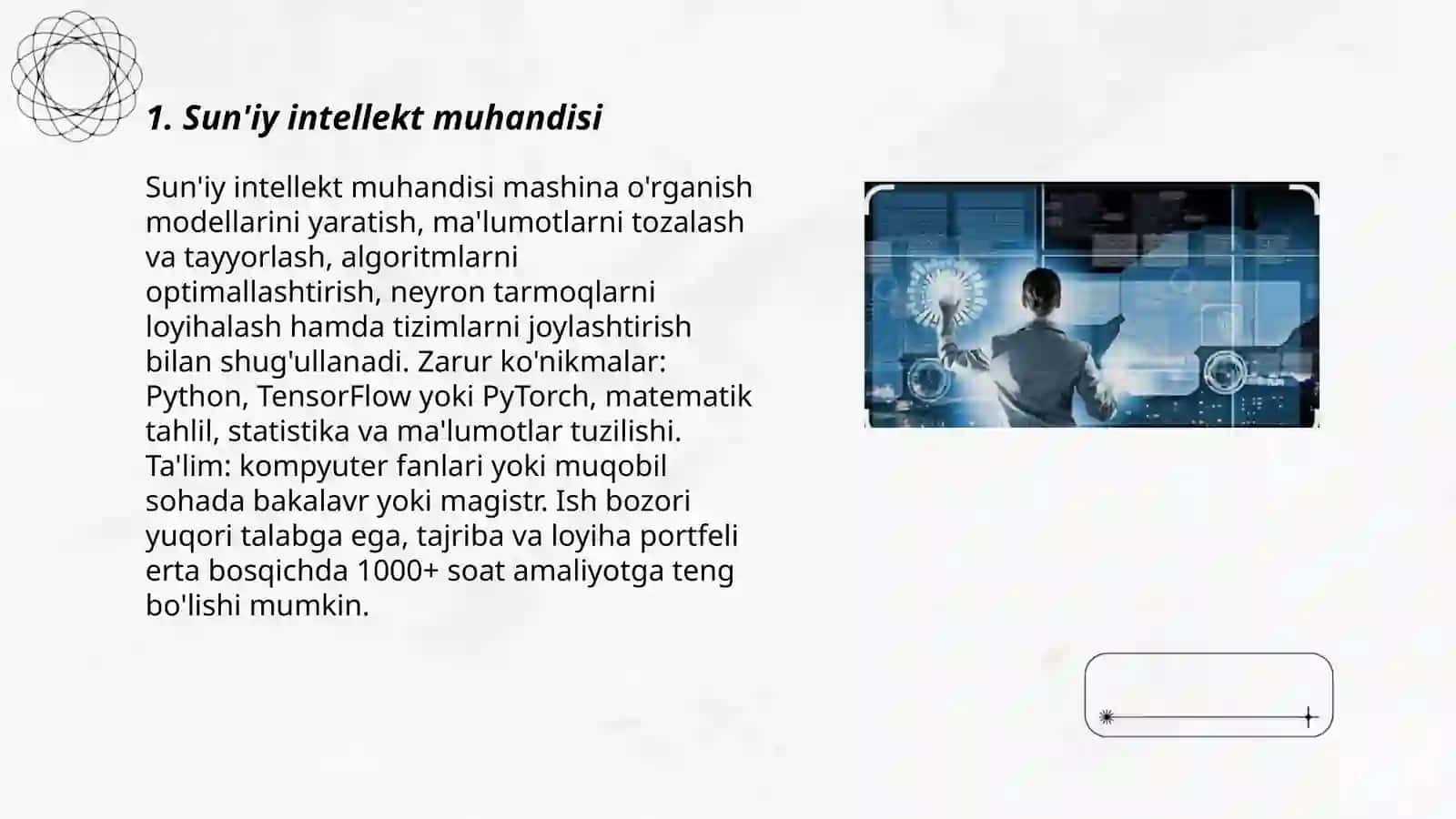 Sun'iy intellekt muhandisi 3