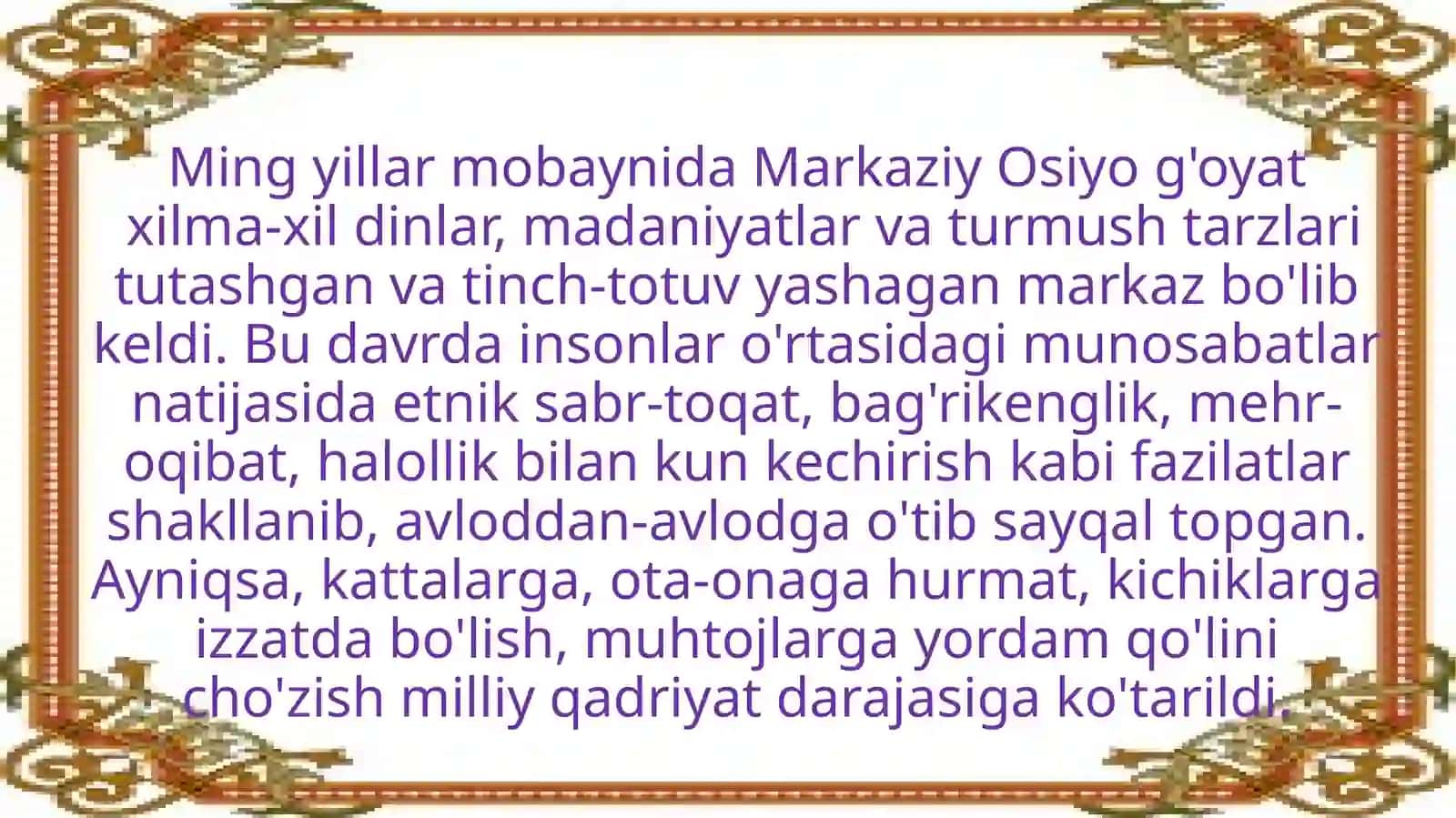 GO'ZAL TARBIYATAMOYILLARI 3