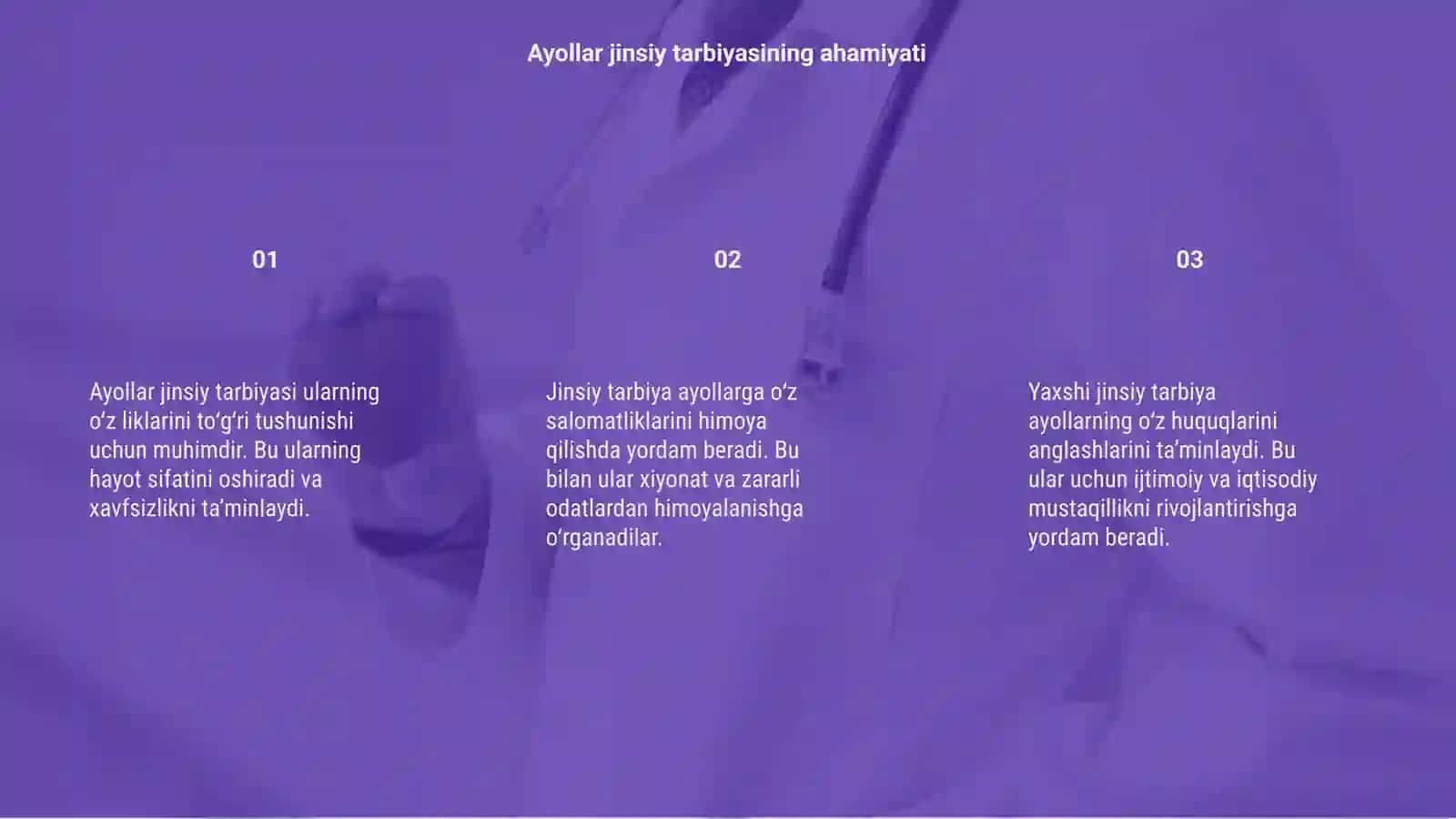 Ayollar jinsiy tarbiyasi 3