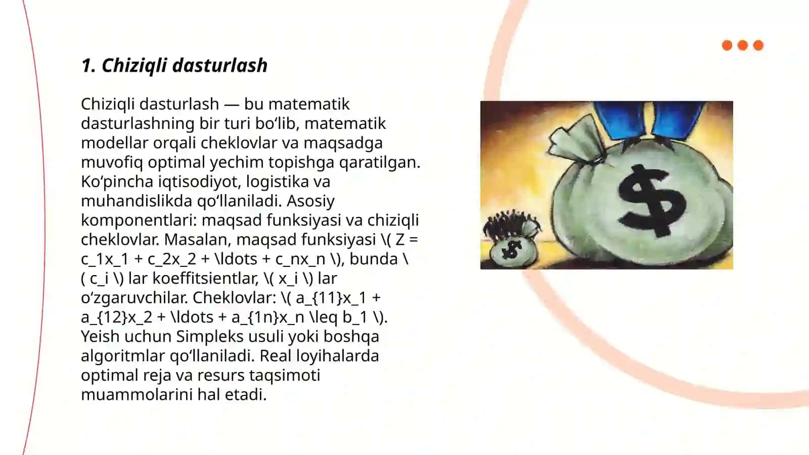 Chiziqli dasturlash 3