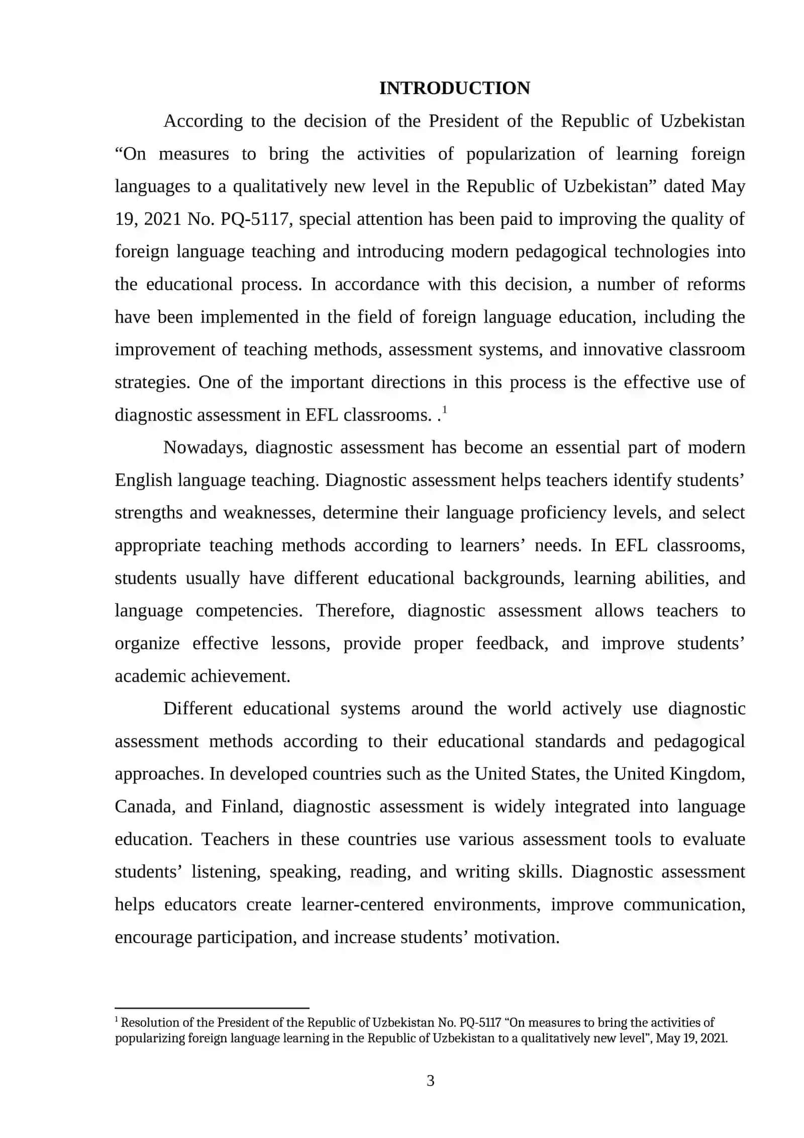 Diagnostic assessment in EFL classrooms 3