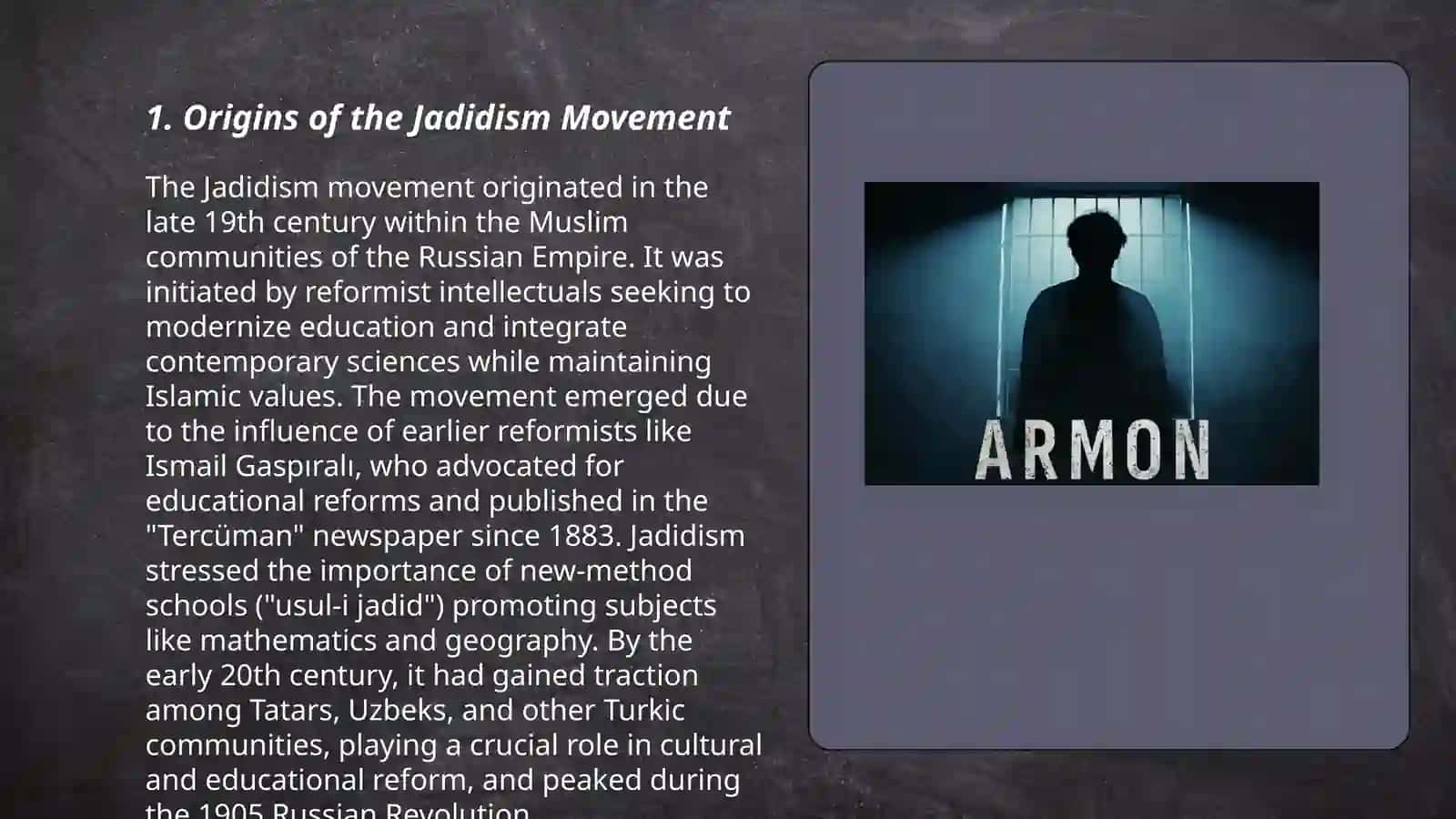 Jadidism movement and importance,manifestations of Jadidism in Turkestan 3