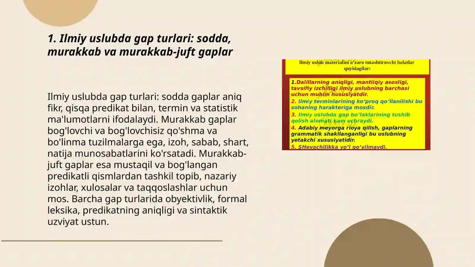 Ilmiy uslubning grammatik xususiyatlari 3