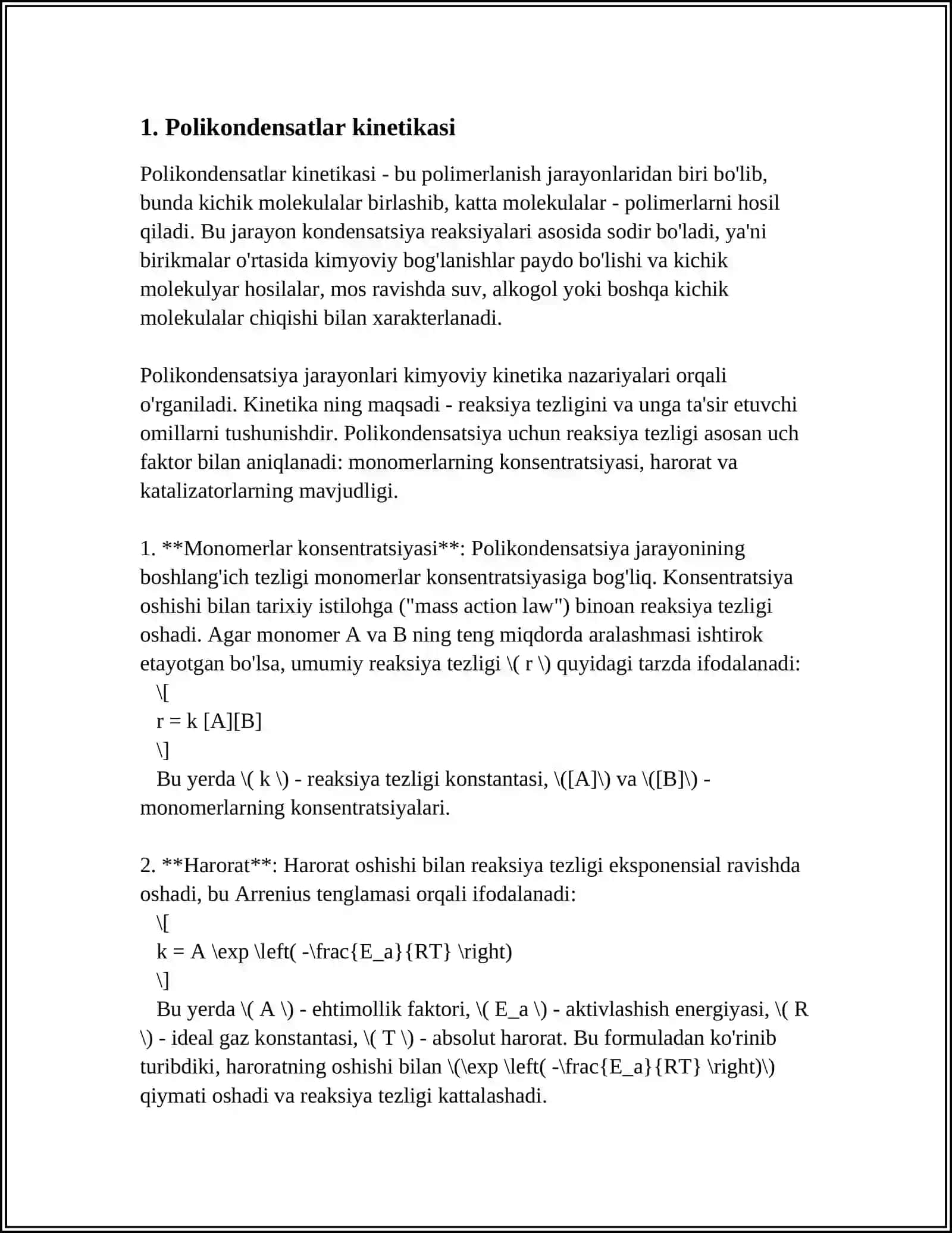 POLIKONDENSATLANISHDAGI DESTRUKTIV REAKSIYALAR 3