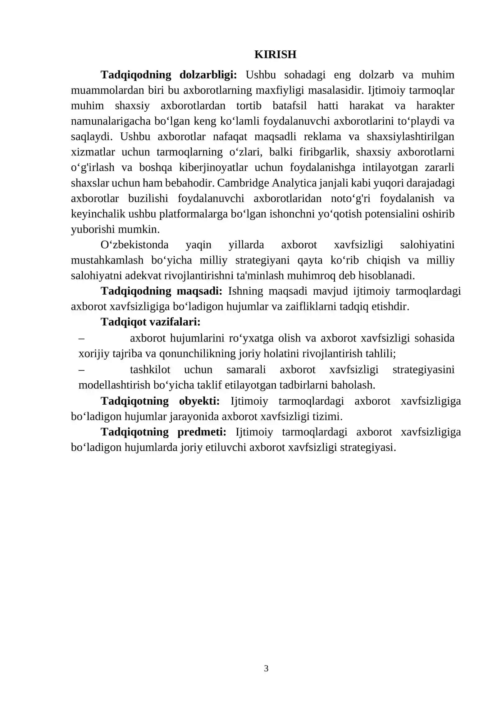 Siyosatshunoslikka kirish 3