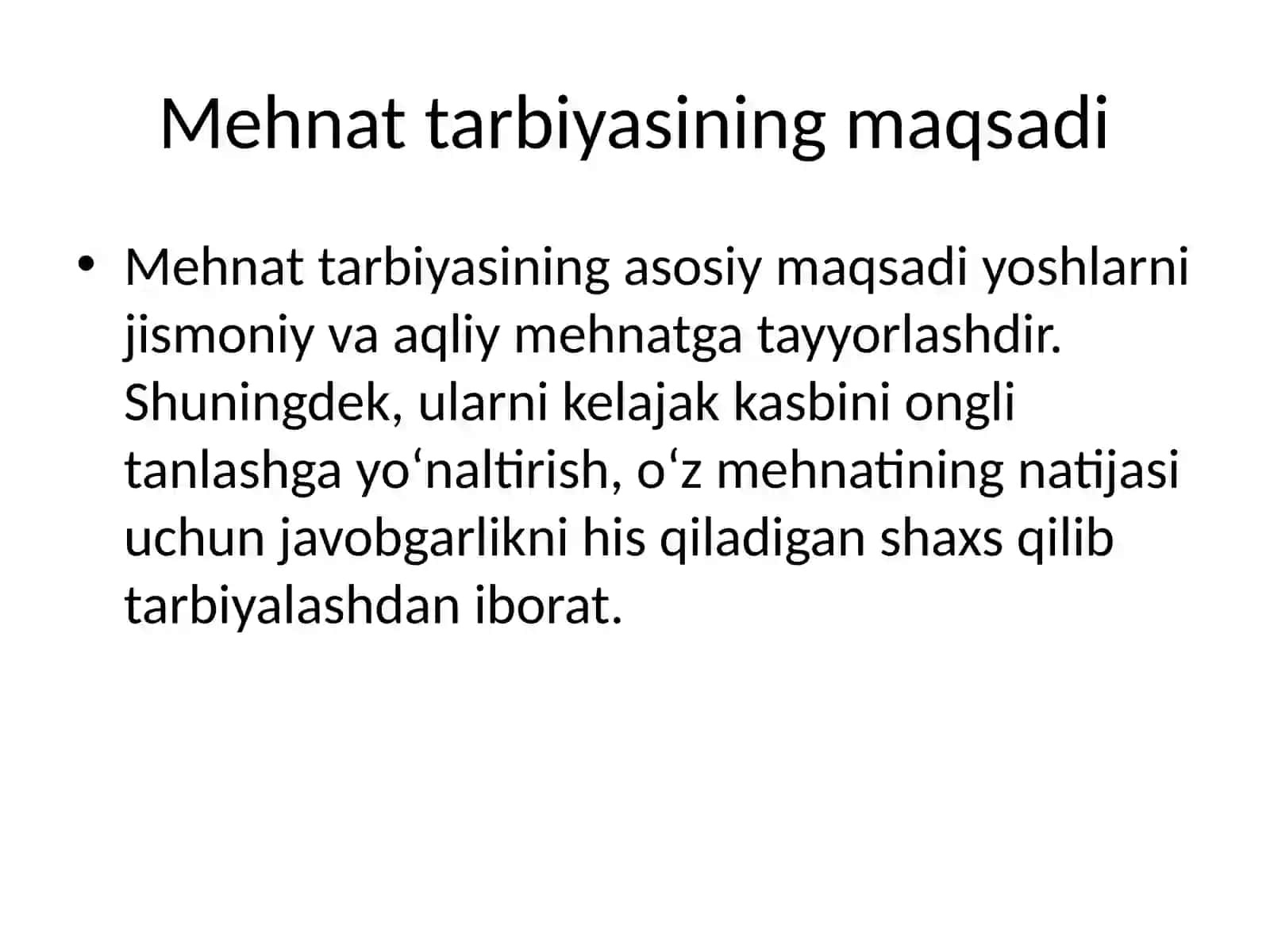 Mehnat tarbiyasi 3