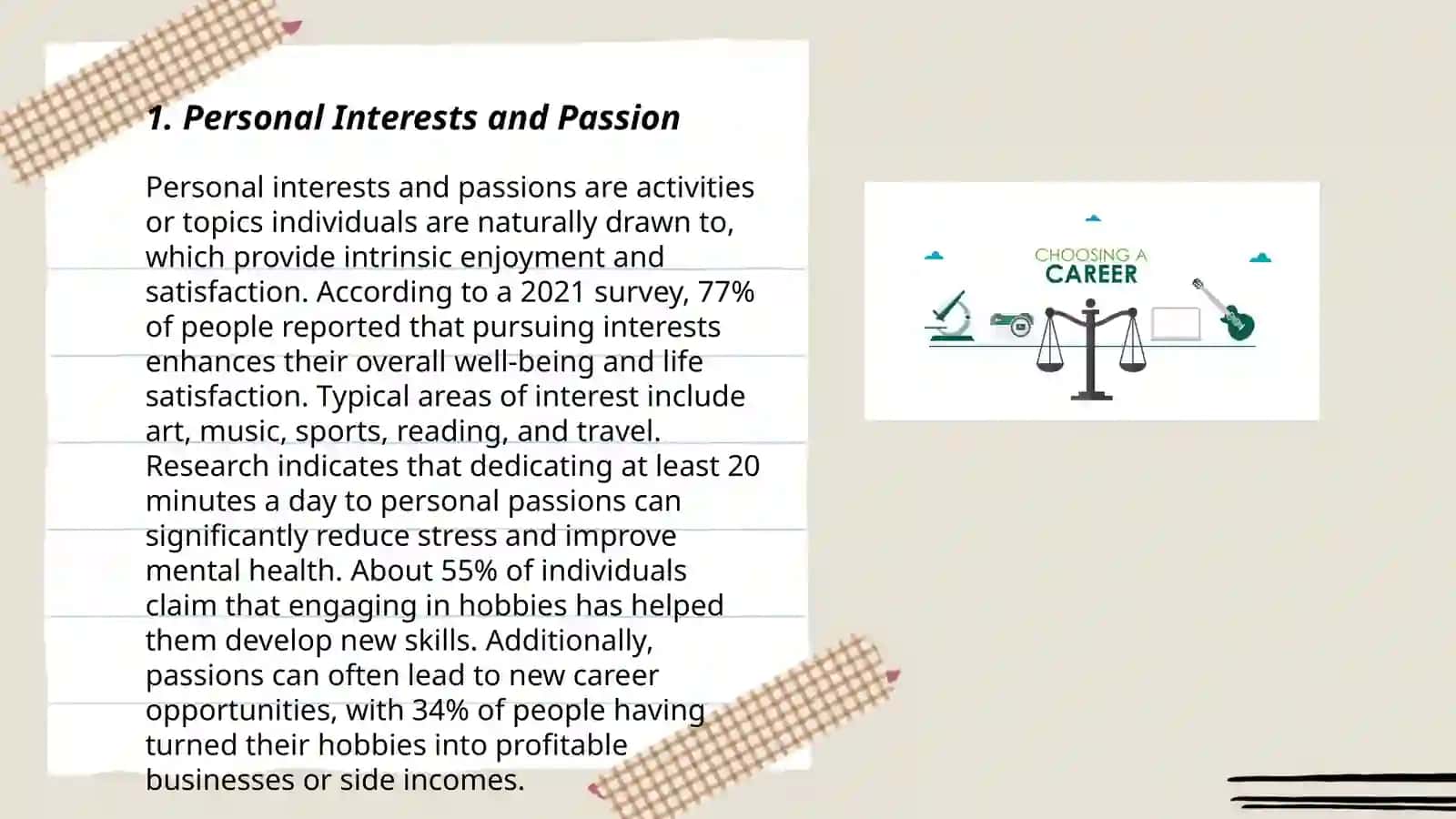 Choosing a career 3