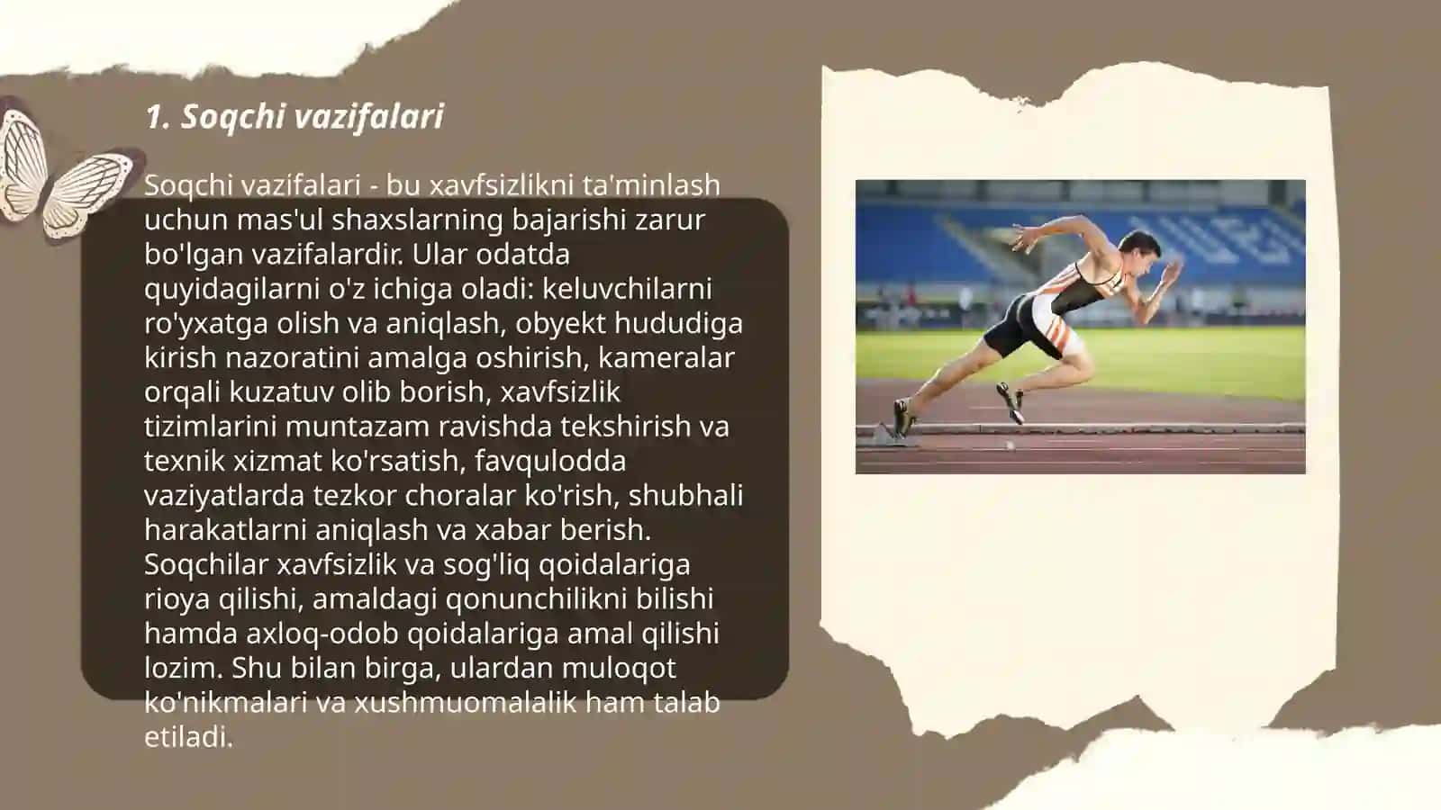 Soqchi va uning majburiyatlari 3