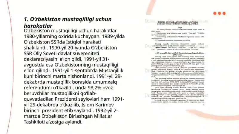 Oʻzbekiston mustaqilligi uchun harakatlar 3