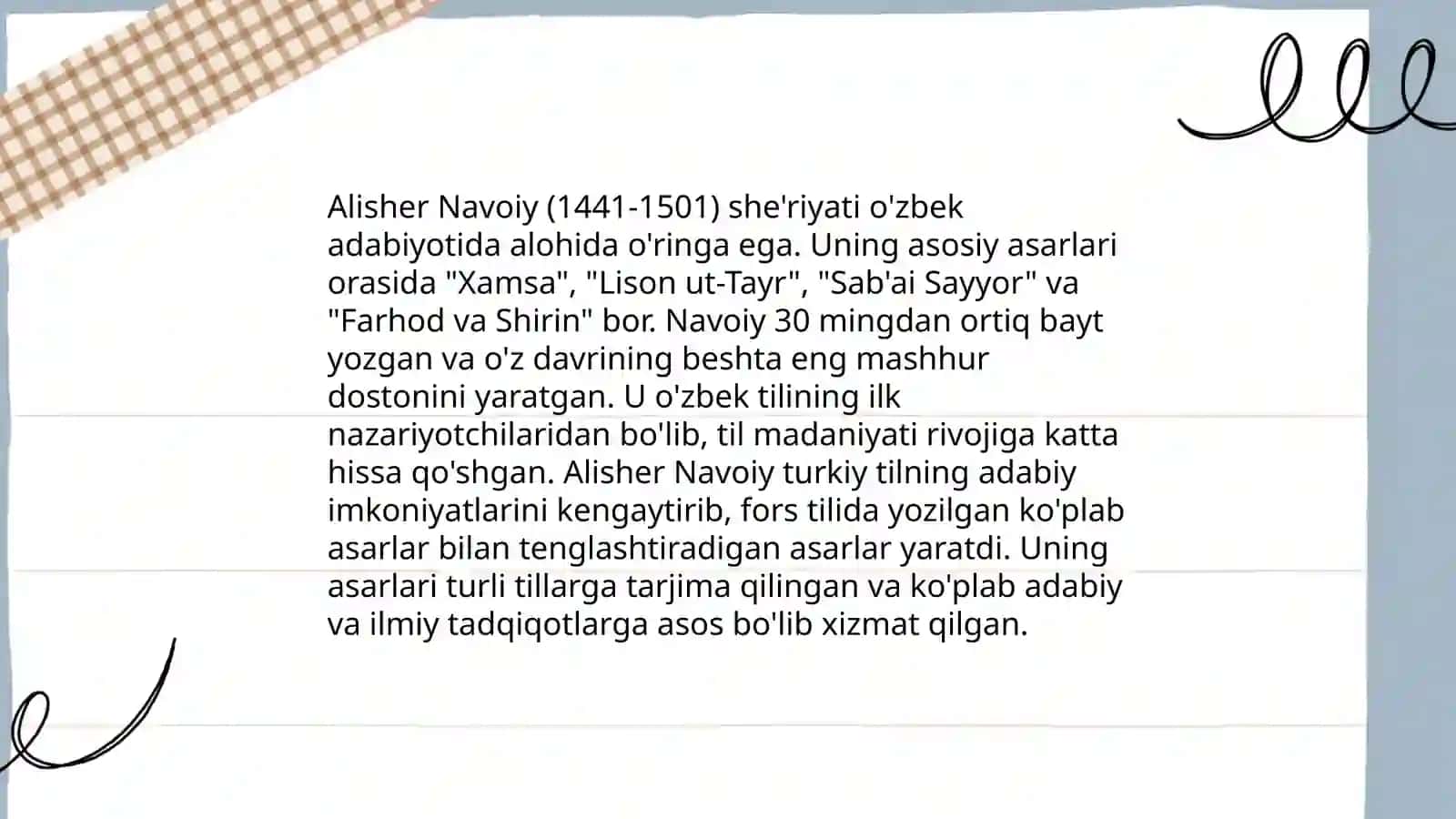 Alisher Navoiy til, nutq va notiqlik san'ati haqida 3