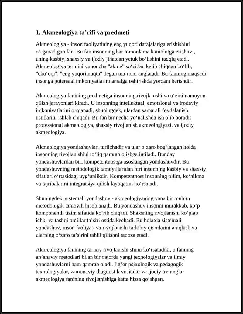 AKMEOLOGIYA YONDASHUVLAR VA ULARNING METODOLOGIK TAMOYILLARI 3