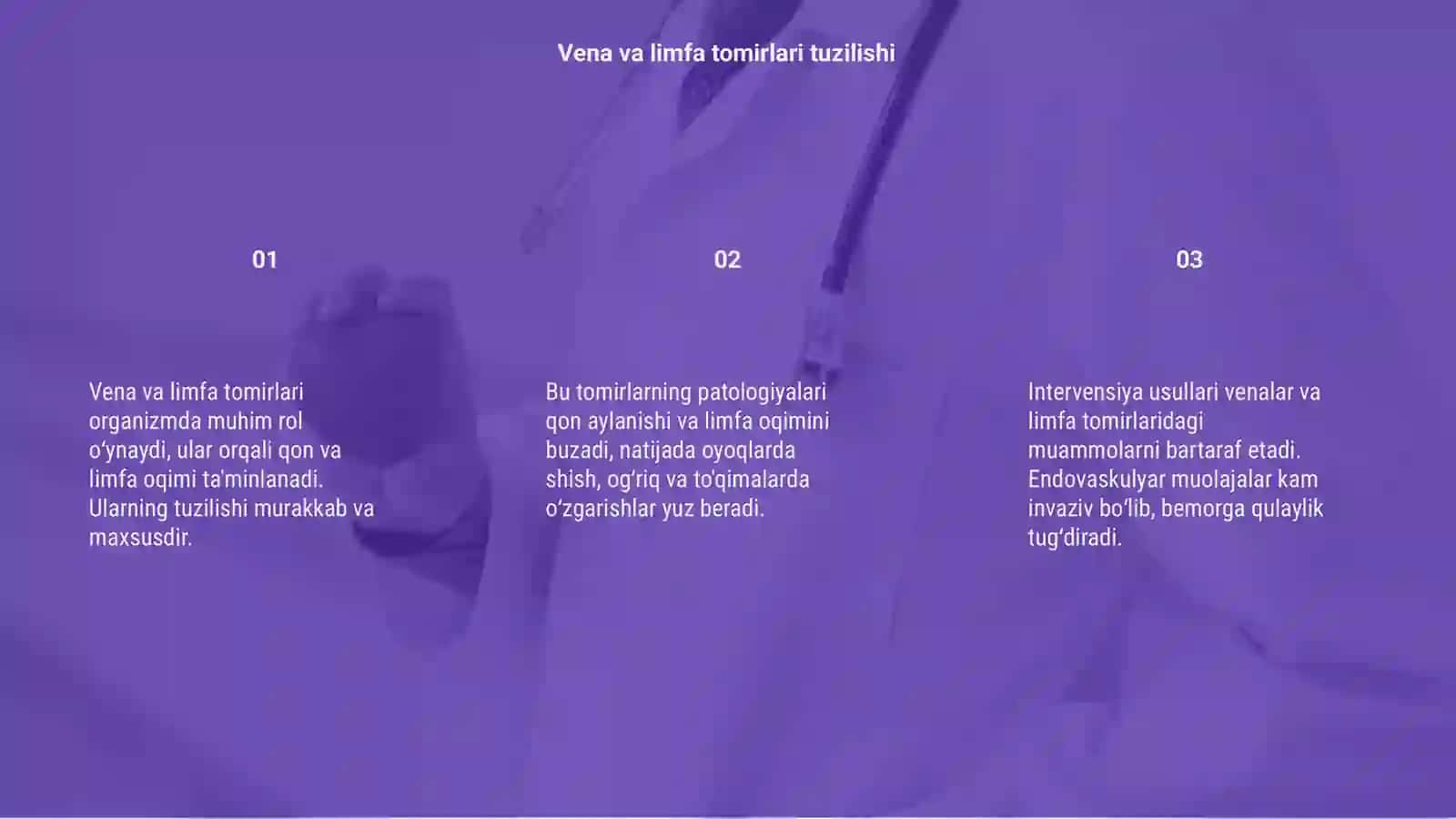 Vena va limfa tomirlari patologiyasi 3