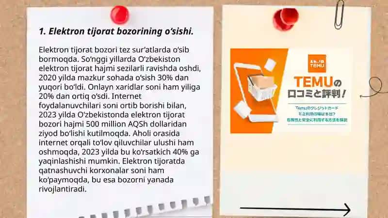 Temu elektron tijorat dasturi 3
