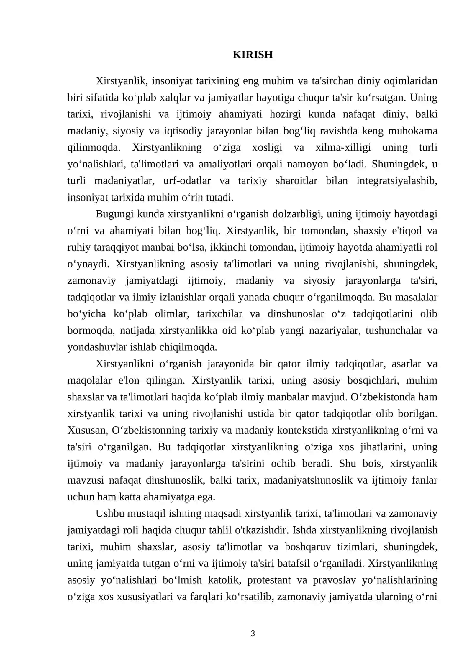 Xirstyanlik 3