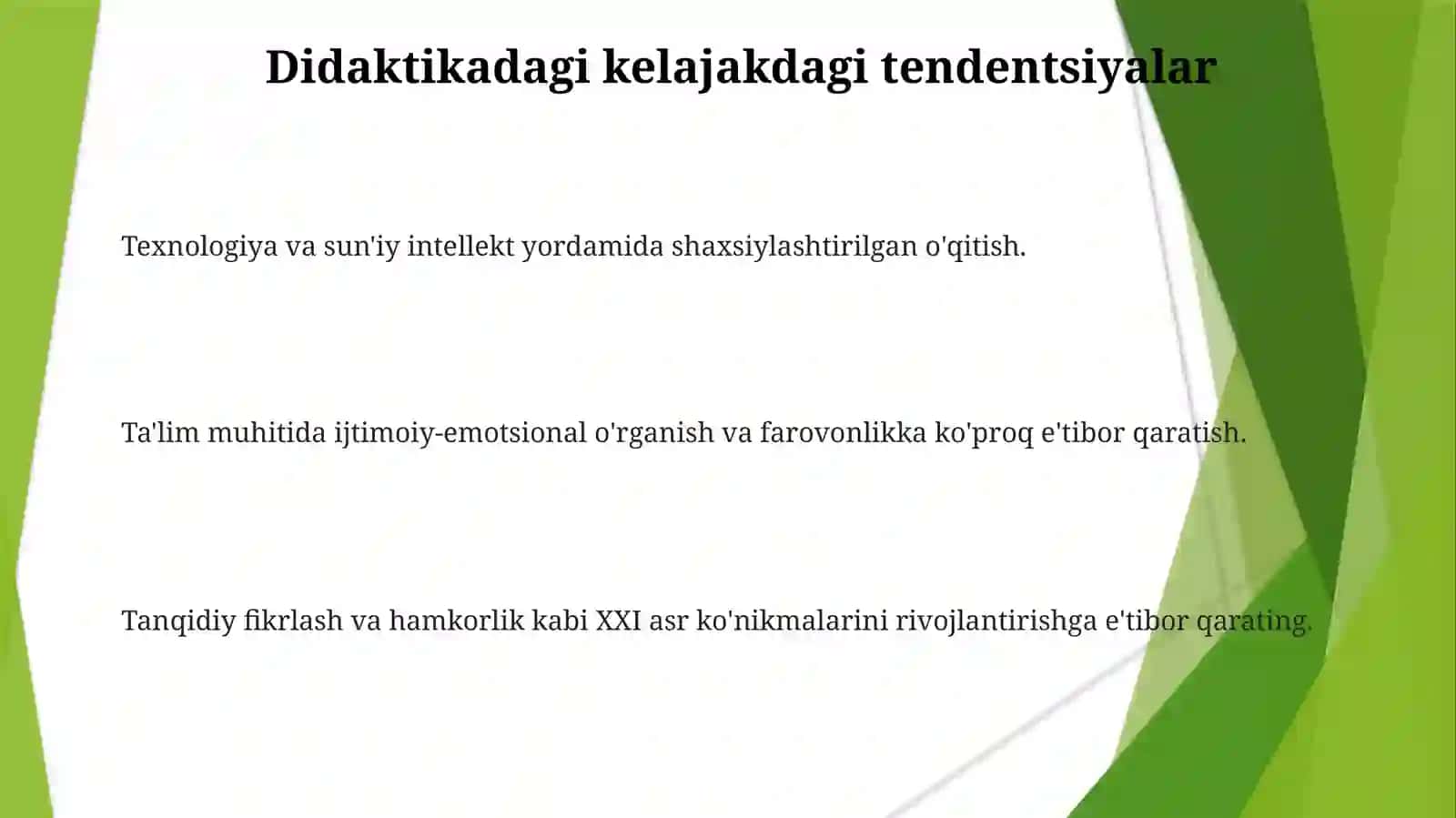 Didaktikataʼlimnazariyasisifatida.Taʼlimparadigmalari 3