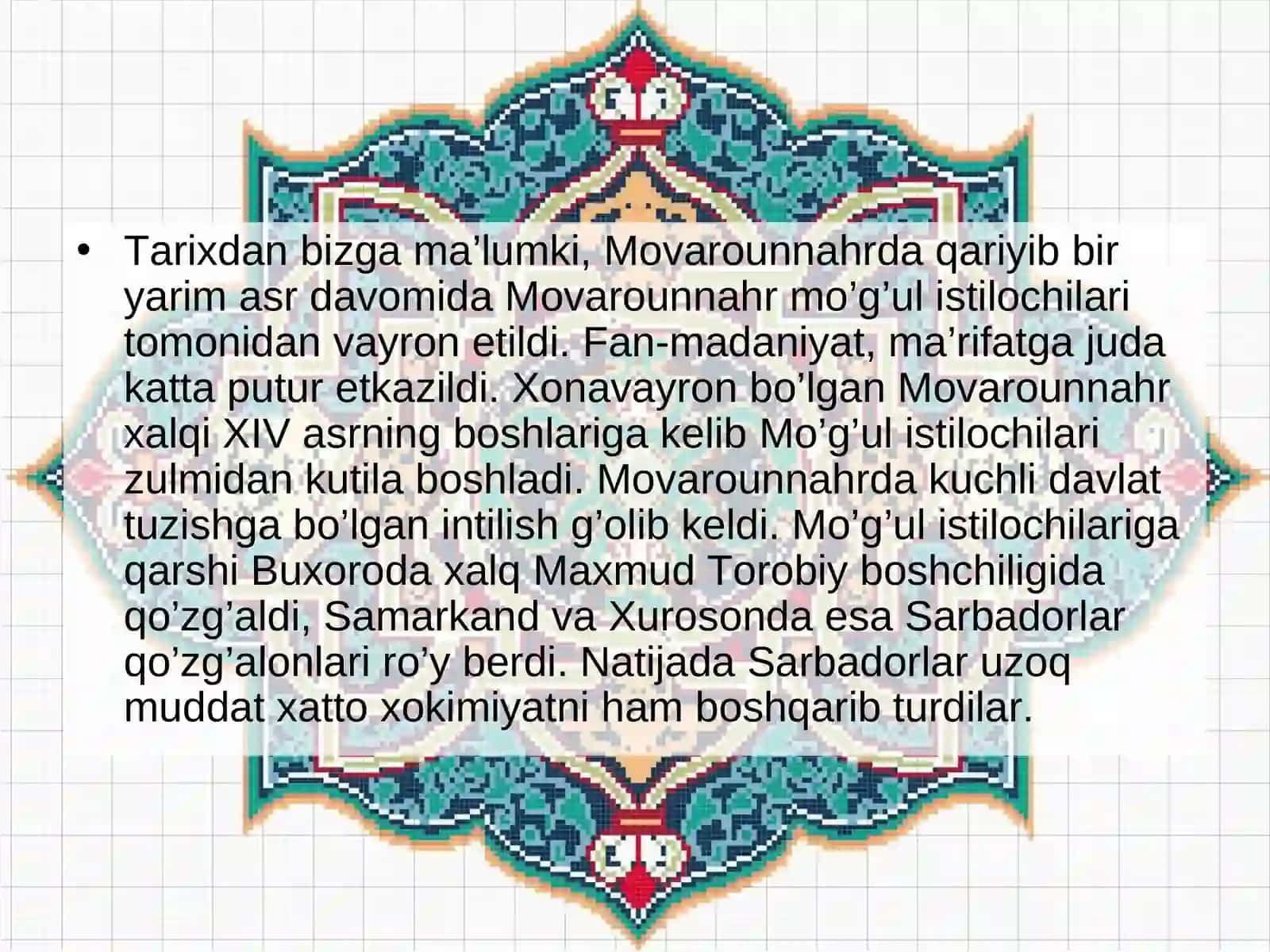 Movorounnahrdatarbiya, maktab va pеdagоgik fikrlar 3