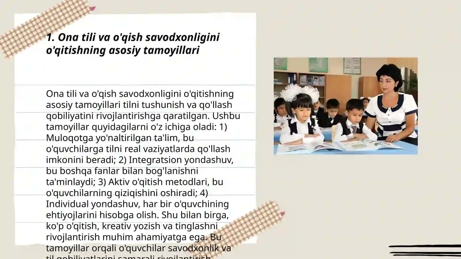 Ona tili va o’qish savodxonligini o’qitish metodikasining asoslari 3