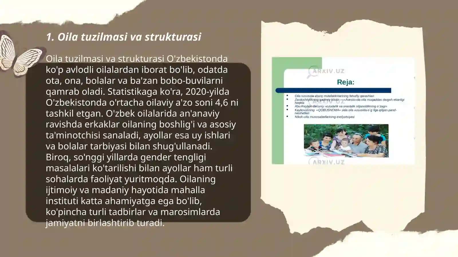 Oila tuzilmasi va strukturasi 3