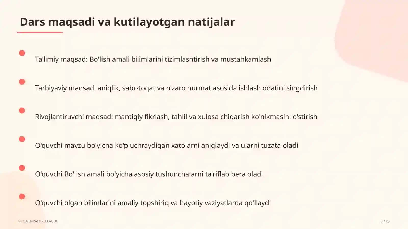 Bo'lish amali (2-sinf) 3