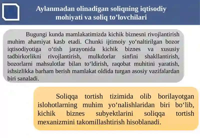 Aylanmadan olinadigan soliq 3