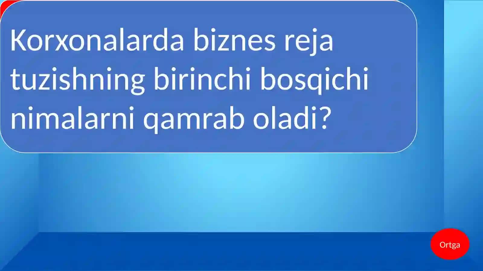 Moliya fanidan test savollari 3