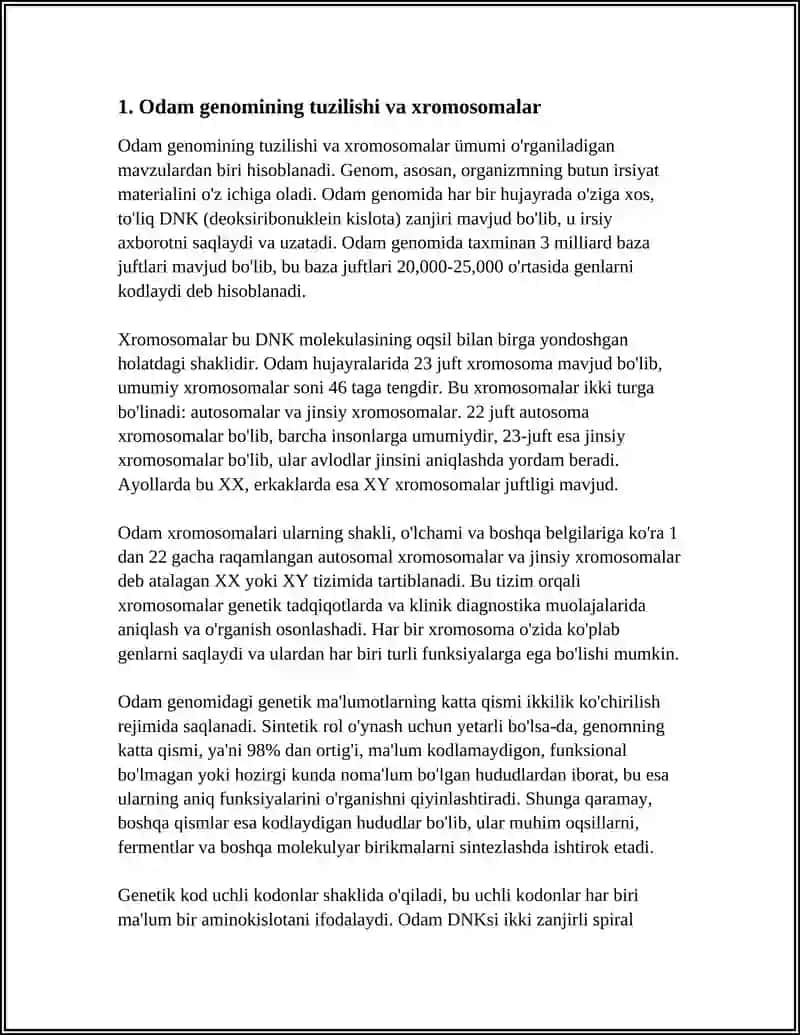 ODAM GENETIKASI 3
